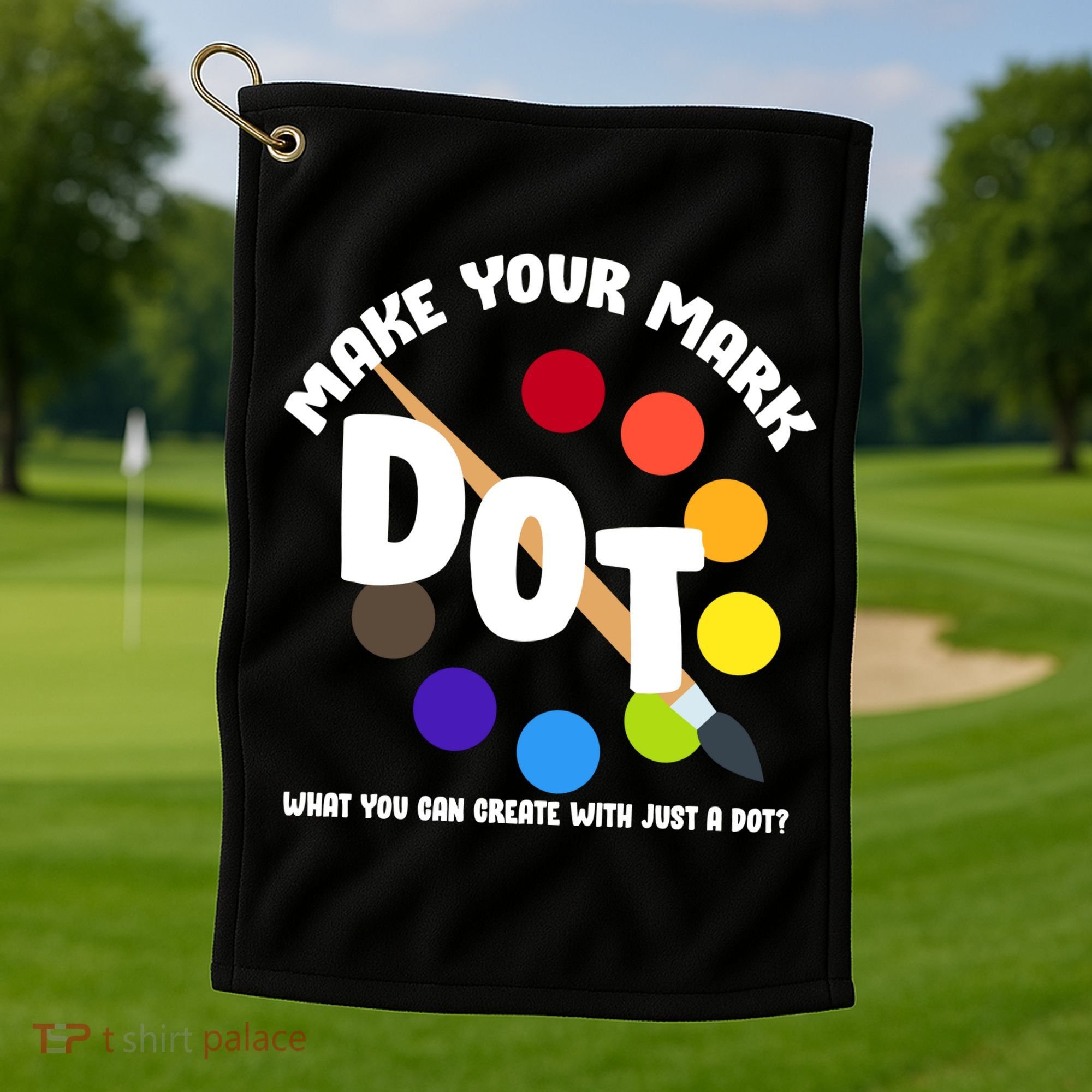 International Dot Day September 15 Golf Towel