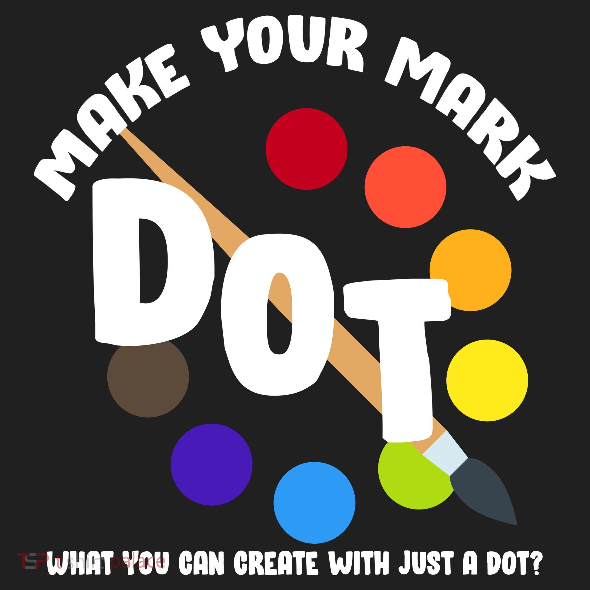 International Dot Day September 15 Golf Towel