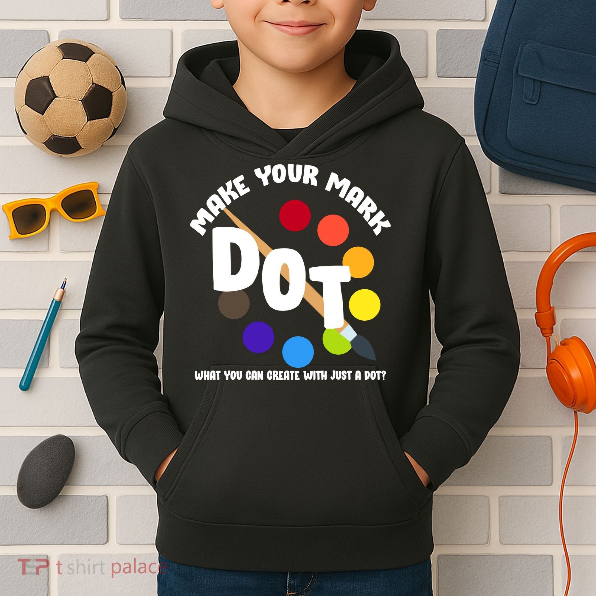 International Dot Day September 15 Kids Hoodie