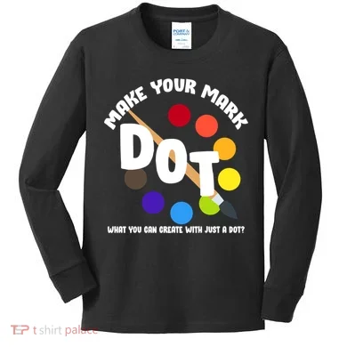 International Dot Day September 15 Kids Long Sleeve Shirt