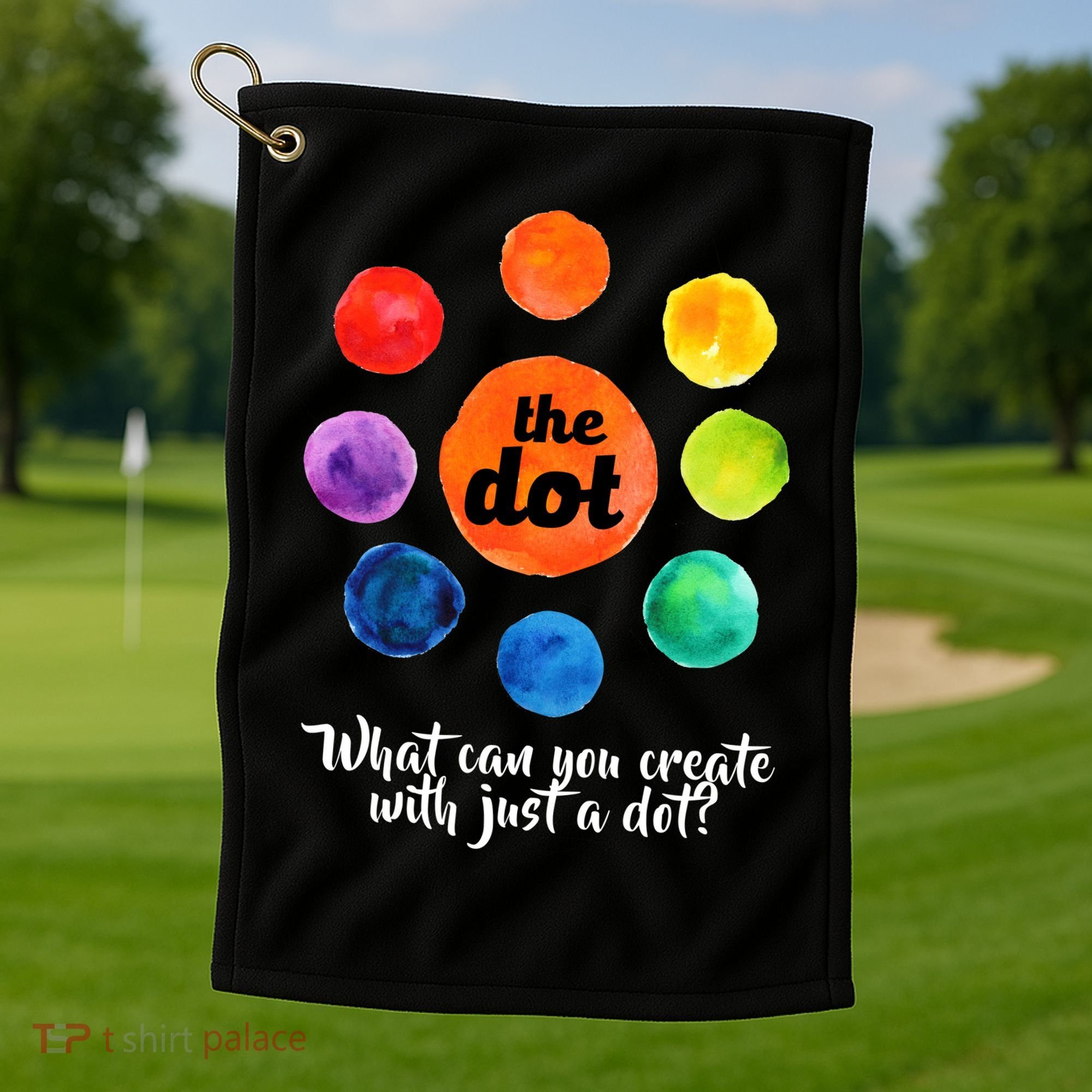 International Dot Day What Can You Create Golf Towel