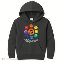 International Dot Day What Can You Create Kids Hoodie thumb 0