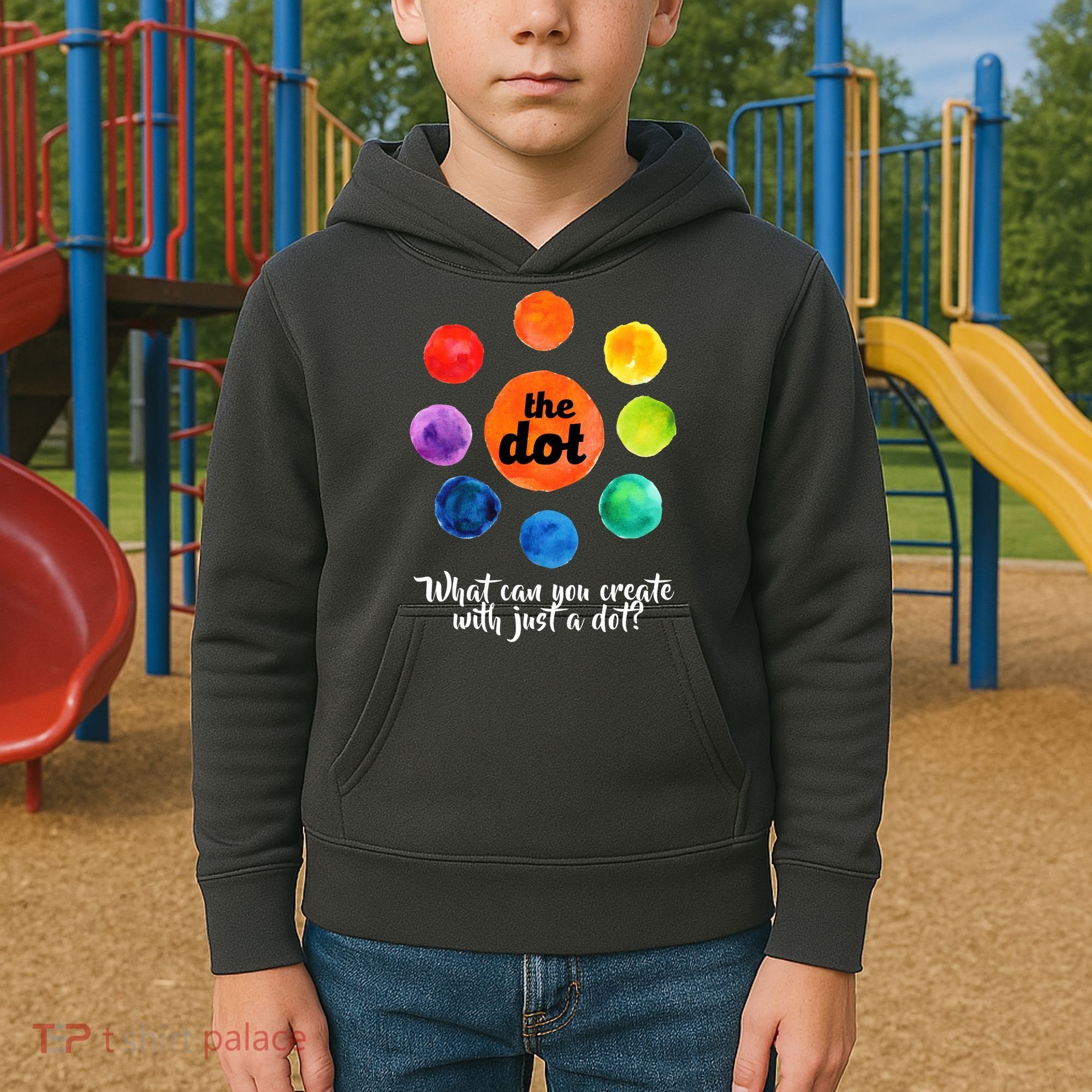 International Dot Day What Can You Create Kids Hoodie