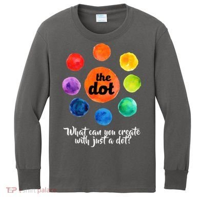 International Dot Day What Can You Create Kids Long Sleeve Shirt