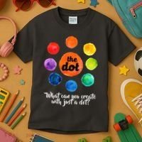 International Dot Day What Can You Create Kids T-Shirt thumb 3