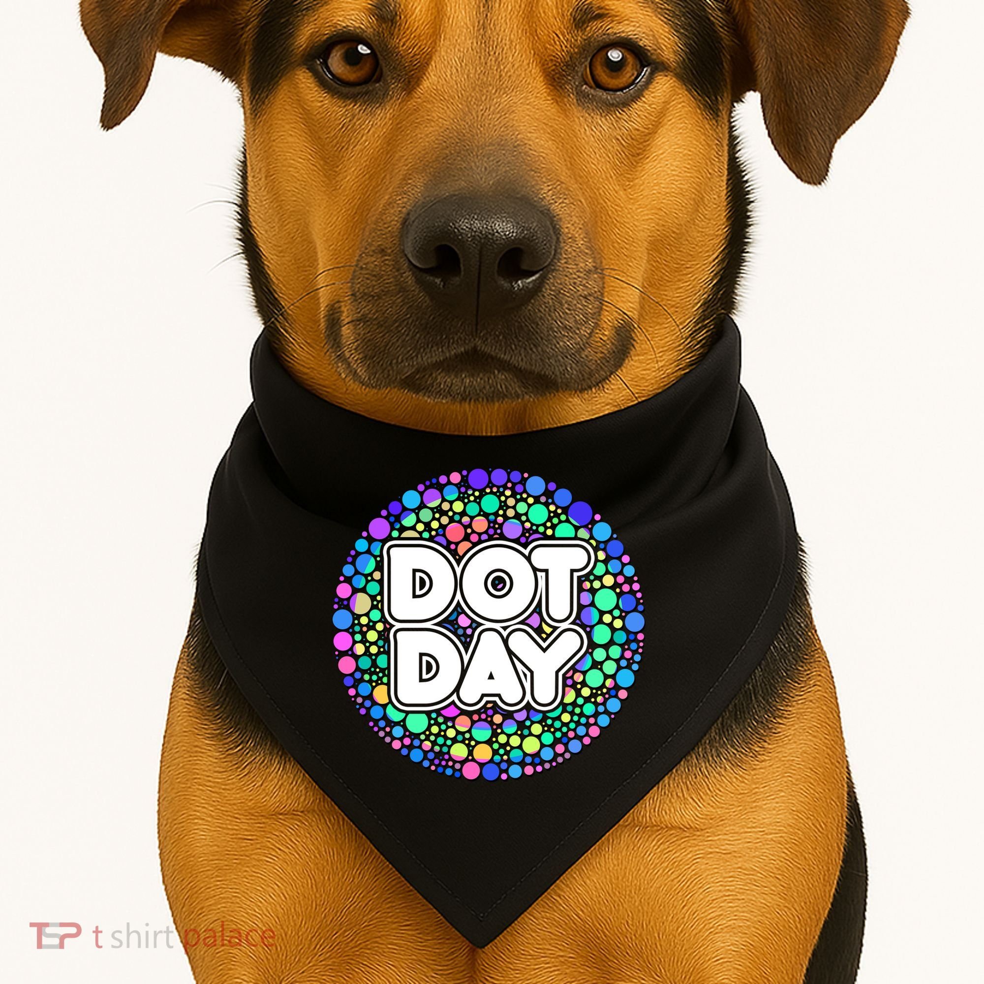 International Polka Dot Day USA-Made Doggie Bandana