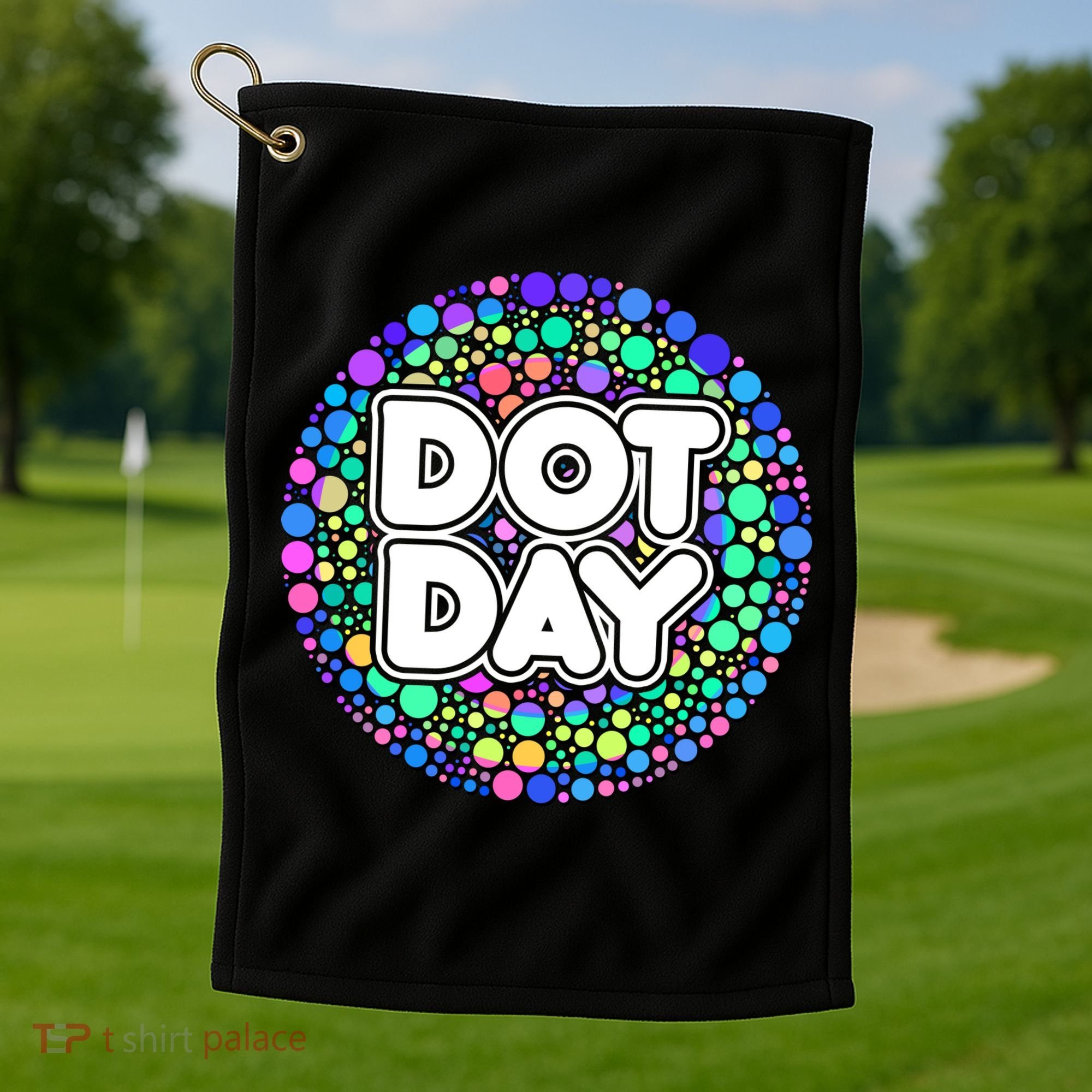International Polka Dot Day Golf Towel