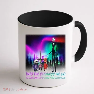 Into The Darkness We Go Coffee Mug back