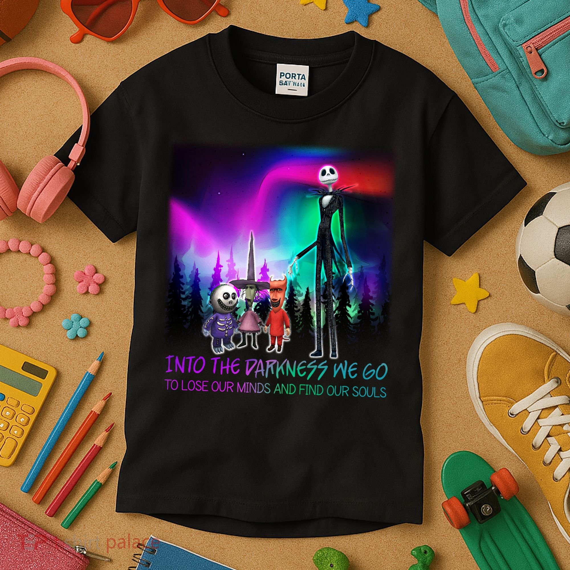 Into The Darkness We Go Kids T-Shirt