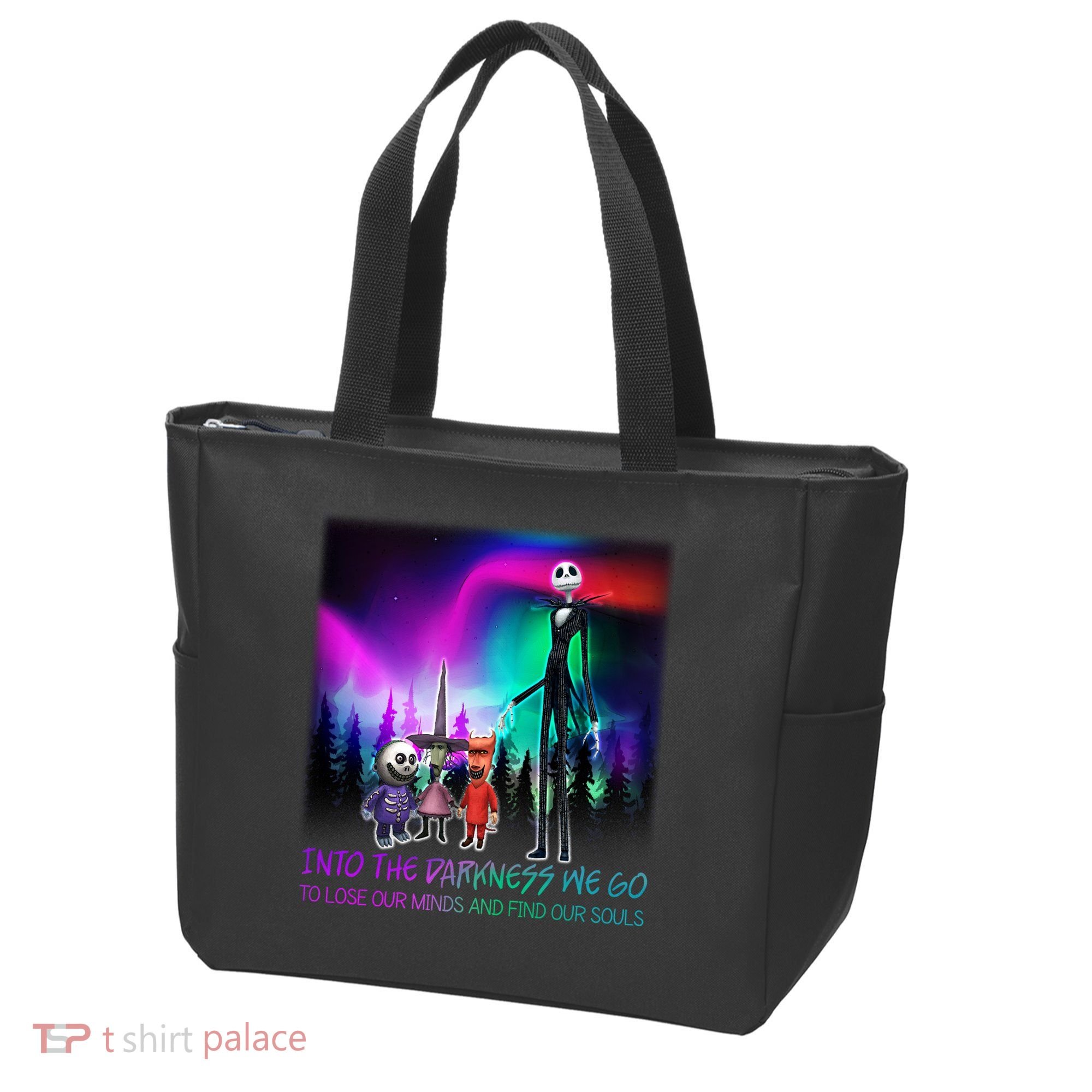 Into The Darkness We Go Tote Bag