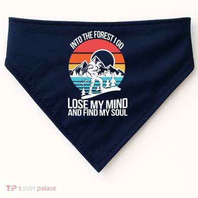 Into The Forest I Go USA-Made Doggie Bandana