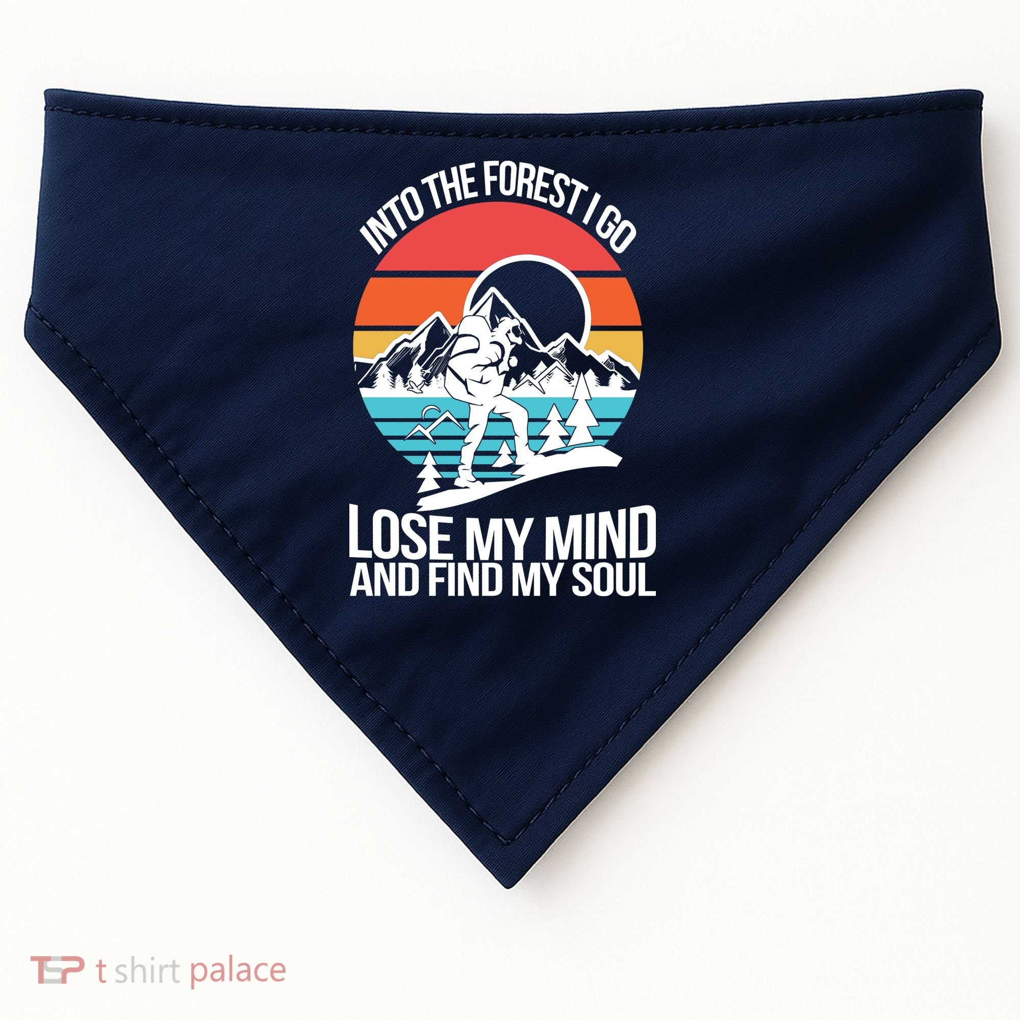 Into The Forest I Go USA-Made Doggie Bandana