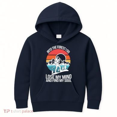 Into The Forest I Go Kids Hoodie