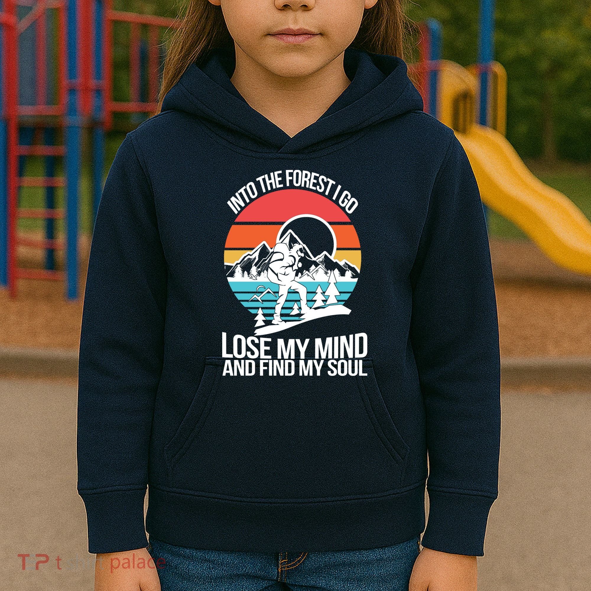 Into The Forest I Go Kids Hoodie