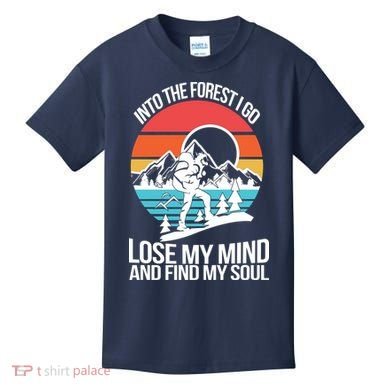 Into The Forest I Go Kids T-Shirt
