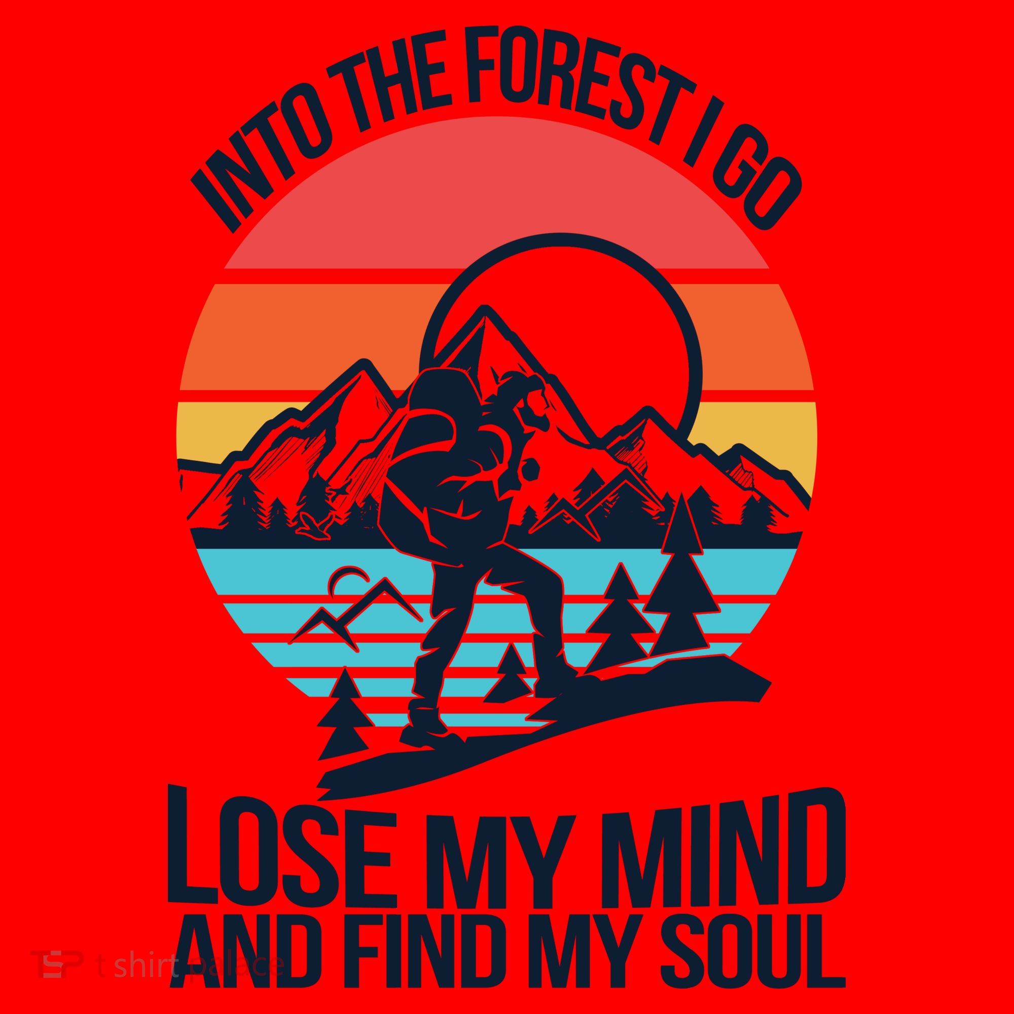 Into The Forest I Go Santa Hat