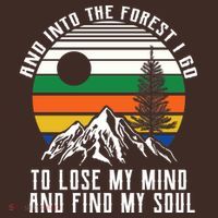 Into The Forest I Go To Lose My Mind And Find My Soul Apron thumb 3