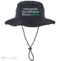 Introverted But Willing To Discuss Plants Bucket Hat thumb 0