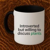 Introverted But Willing To Discuss Plants Coffee Mug thumb 2