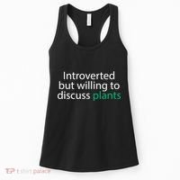Introverted But Willing To Discuss Plants Women's Tank Top thumb 0