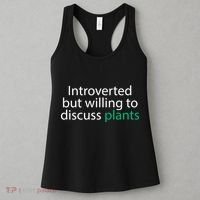 Introverted But Willing To Discuss Plants Women's Tank Top thumb 3