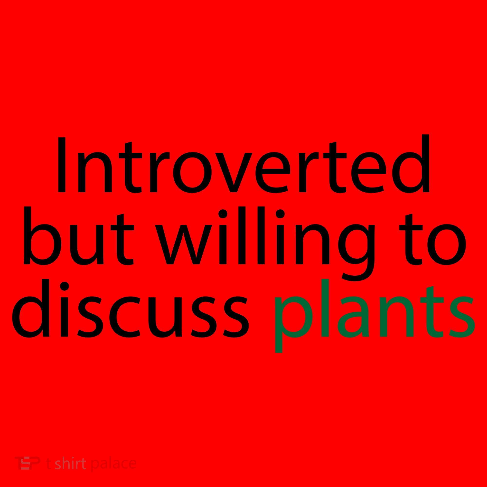 Introverted But Willing To Discuss Plants Santa Hat