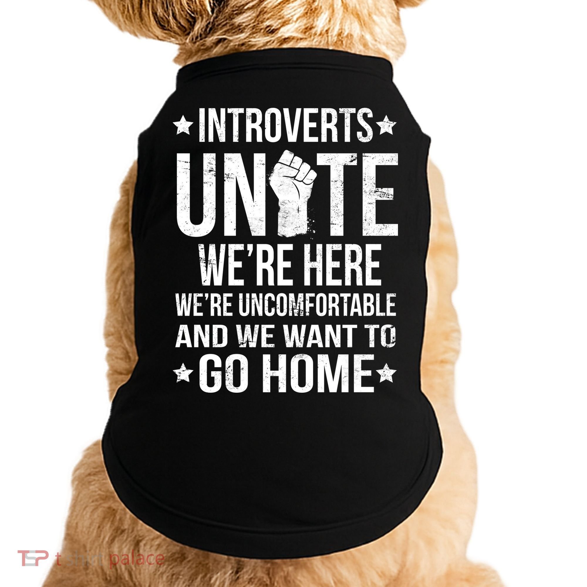 Introverts Unite Doggie Tank