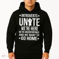 Introverts Unite Hoodie thumb 2
