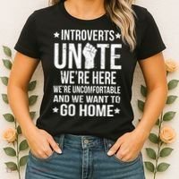Introverts Unite Women's T-Shirt thumb 2