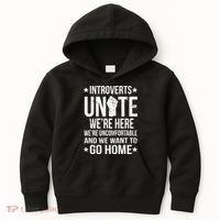Introverts Unite Kids Hoodie thumb 0