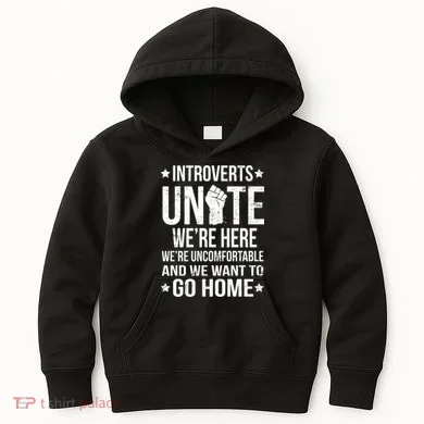 Introverts Unite Kids Hoodie