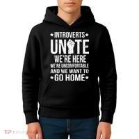 Introverts Unite Kids Hoodie thumb 4
