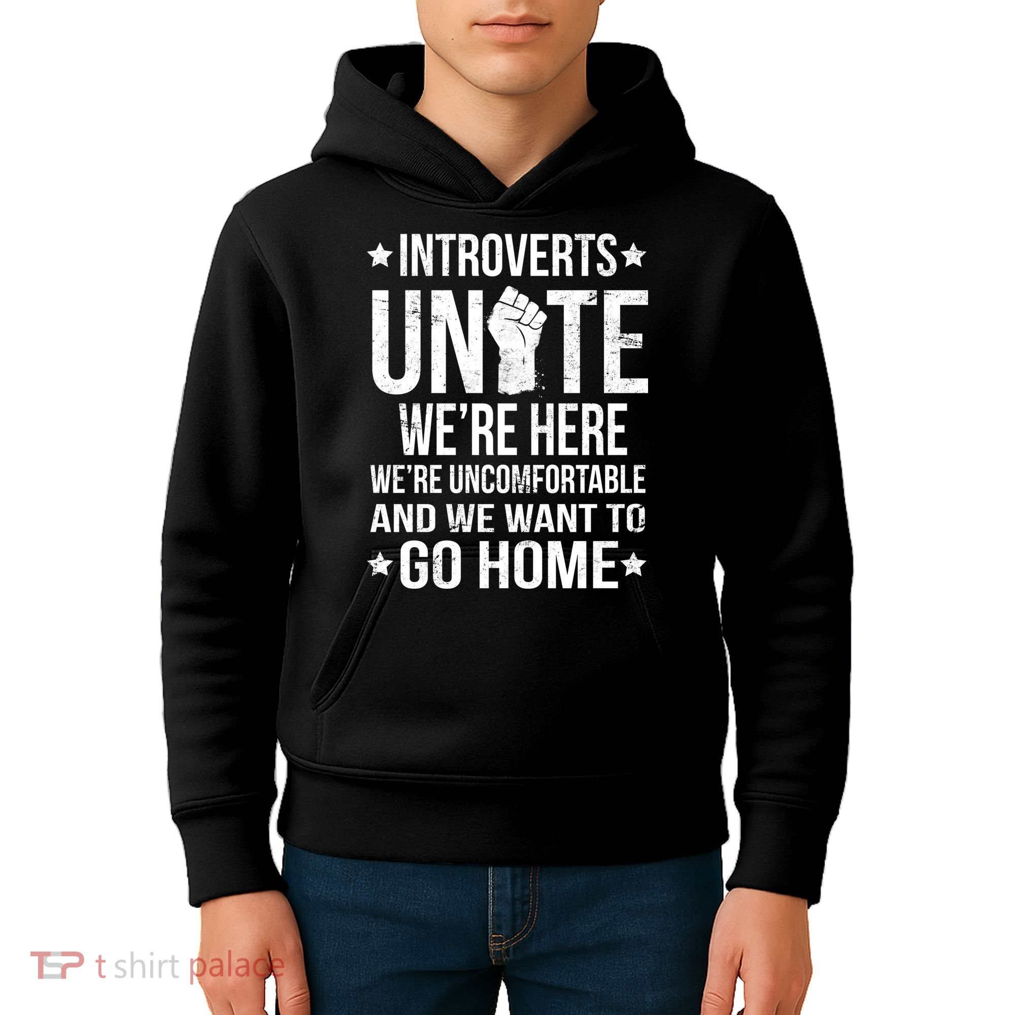 Introverts Unite Kids Hoodie