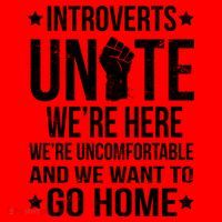 Introverts Unite Santa Hat thumb 1