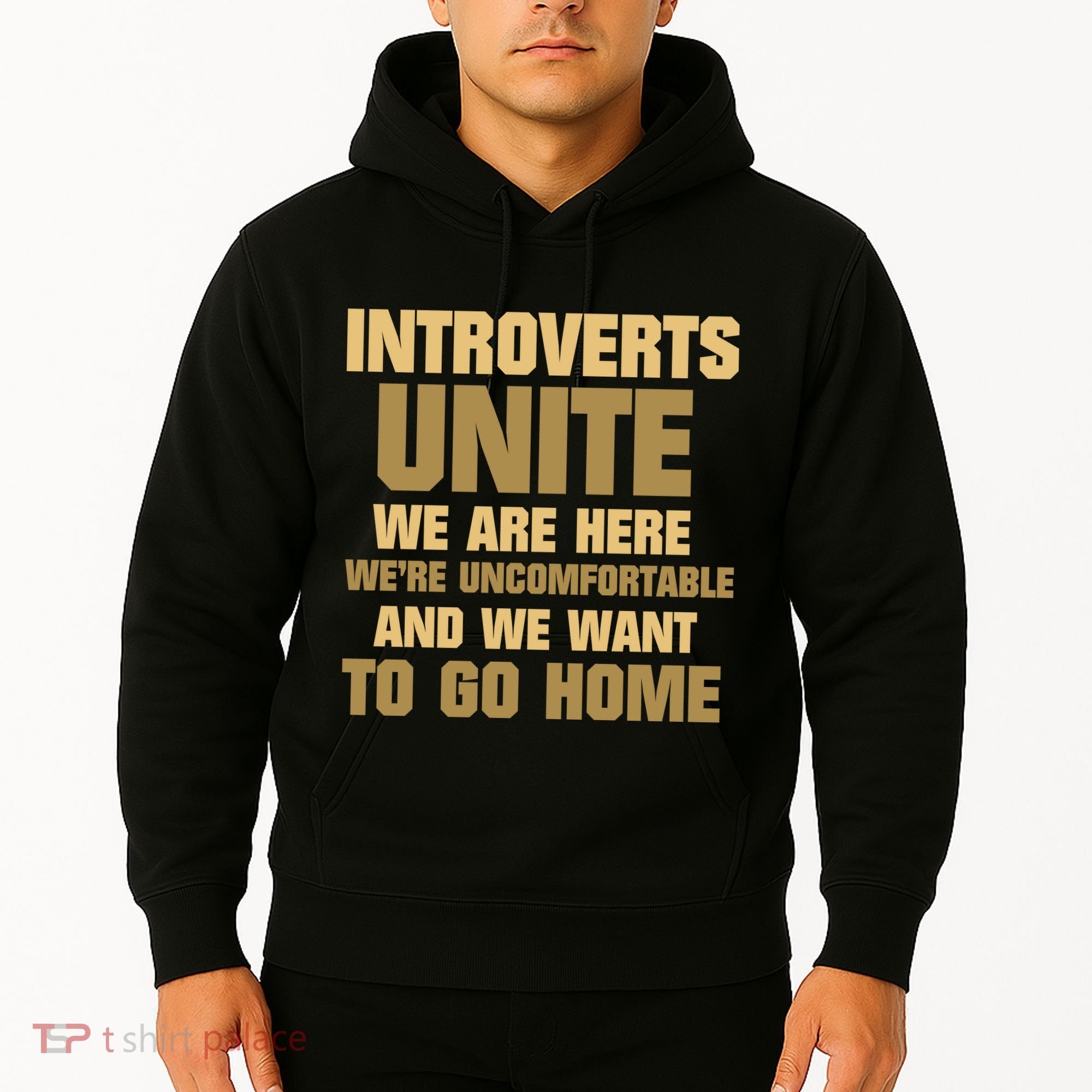 Introverts Unite We Want To Go Home Hoodie