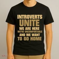 Introverts Unite We Want To Go Home T-Shirt thumb 3