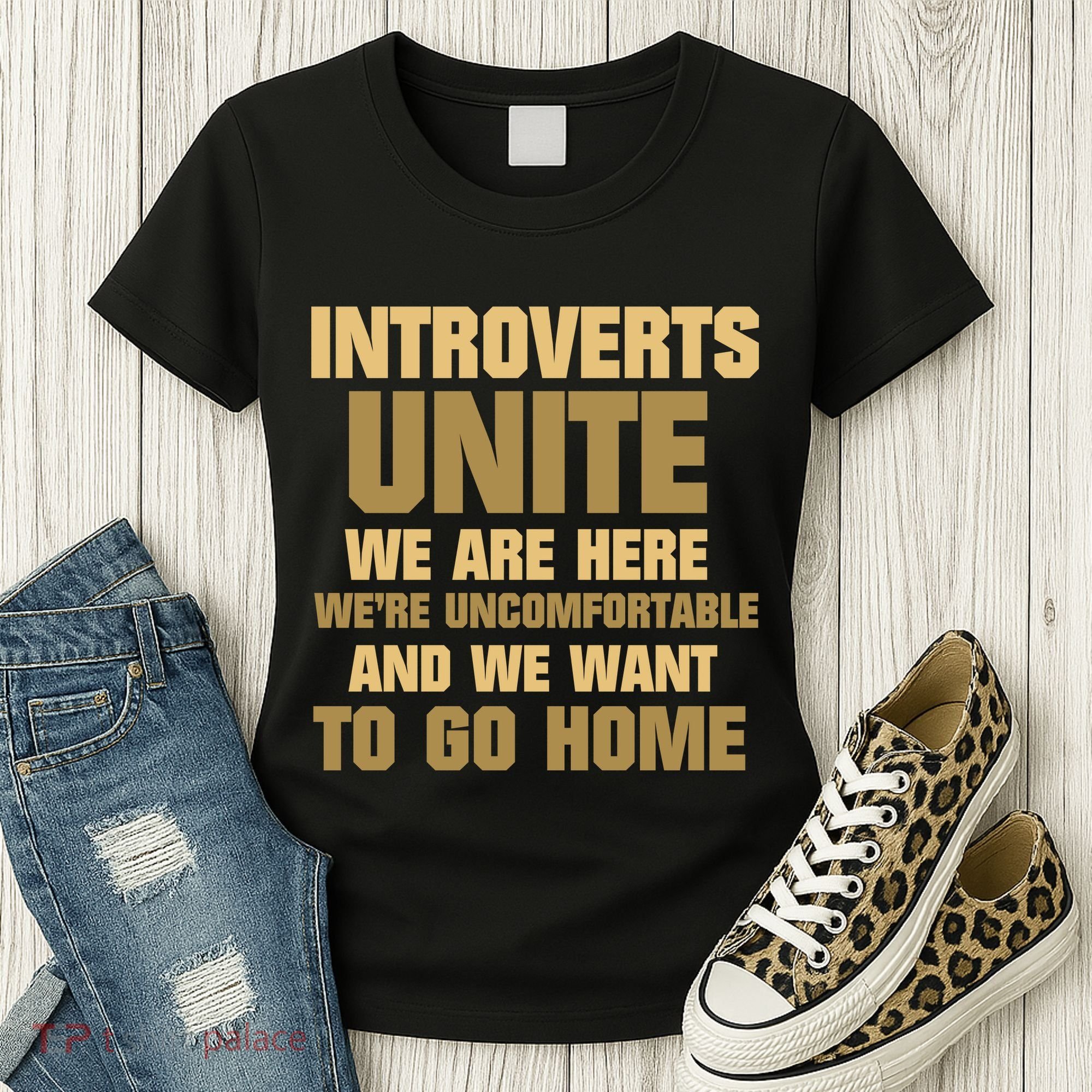Introverts Unite We Want To Go Home Women's T-Shirt