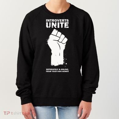 Introverts Unite Separately & Online Women's Sweatshirt