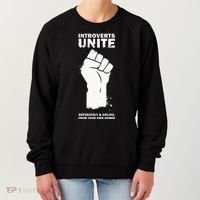 Introverts Unite Separately & Online Women's Sweatshirt thumb 0