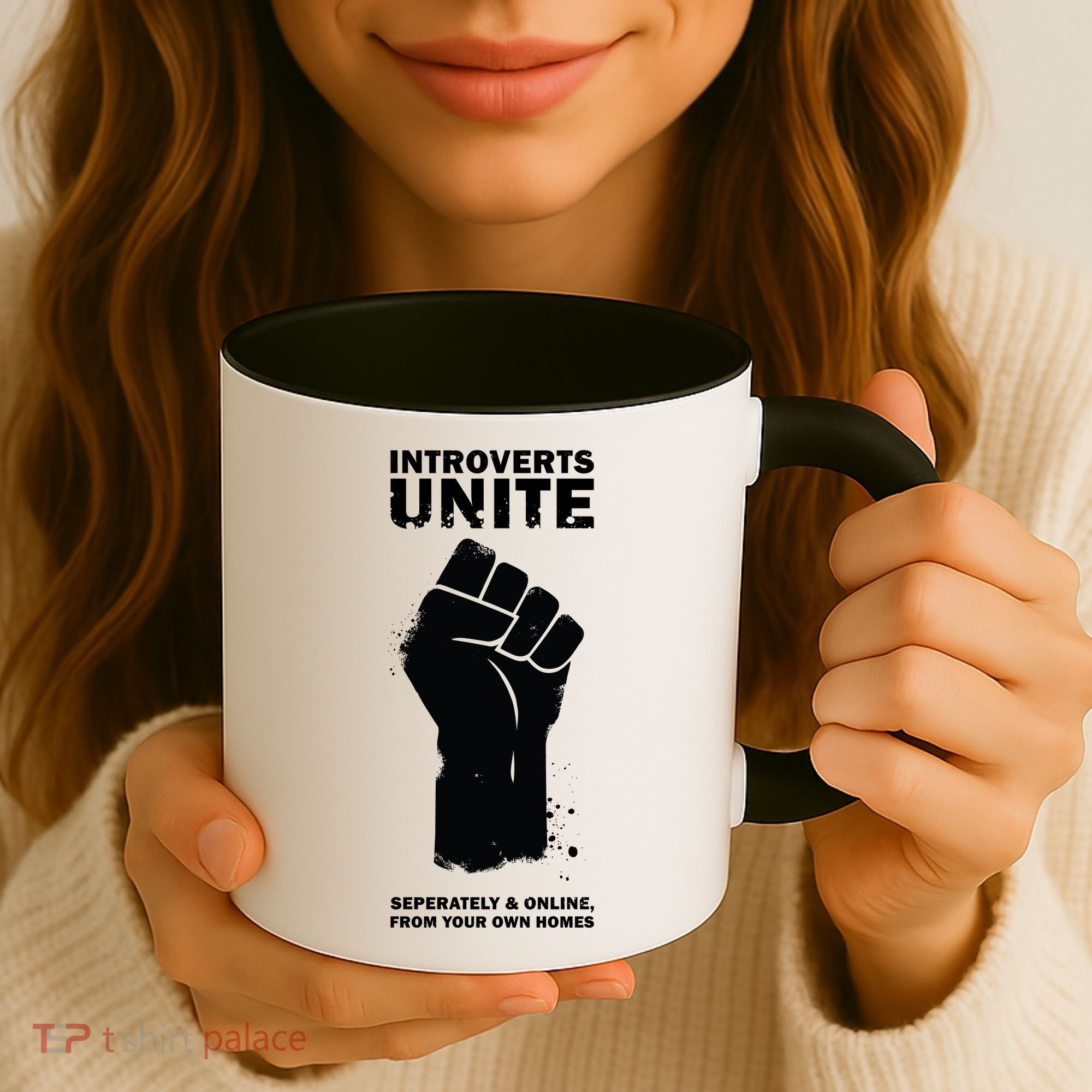 Introverts Unite Separately & Online Coffee Mug