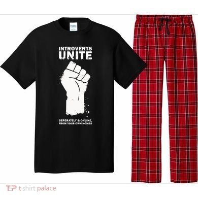 Introverts Unite Separately & Online Pajama Set