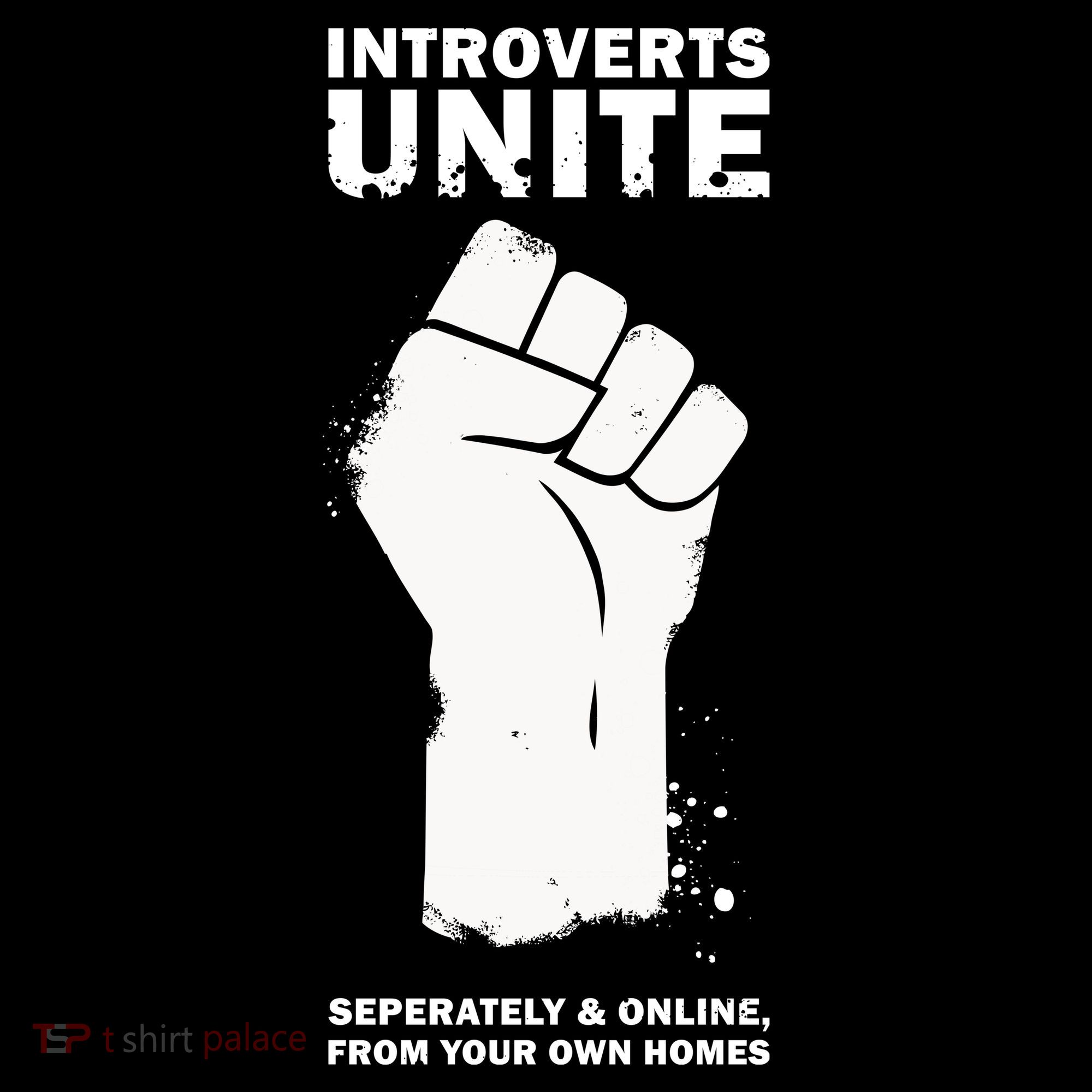 Introverts Unite Separately & Online Women's Hoodie