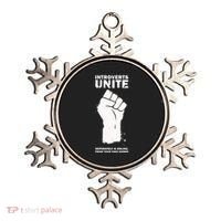 Introverts Unite Separately & Online Ornament thumb 0