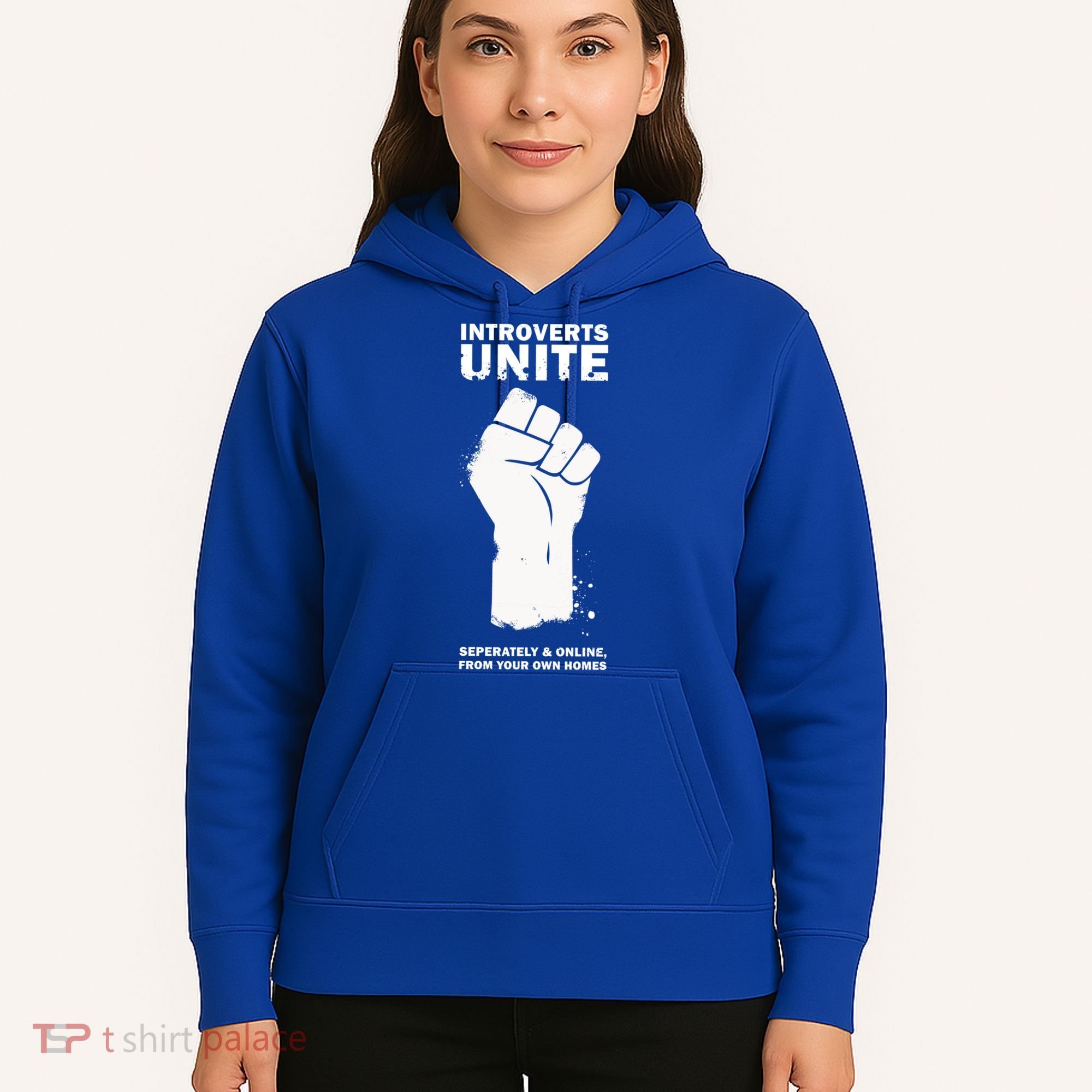 Introverts Unite Separately & Online Hoodie