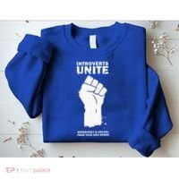 Introverts Unite Separately & Online Sweatshirt thumb 2