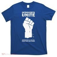 Introverts Unite Separately & Online T-Shirt thumb 0
