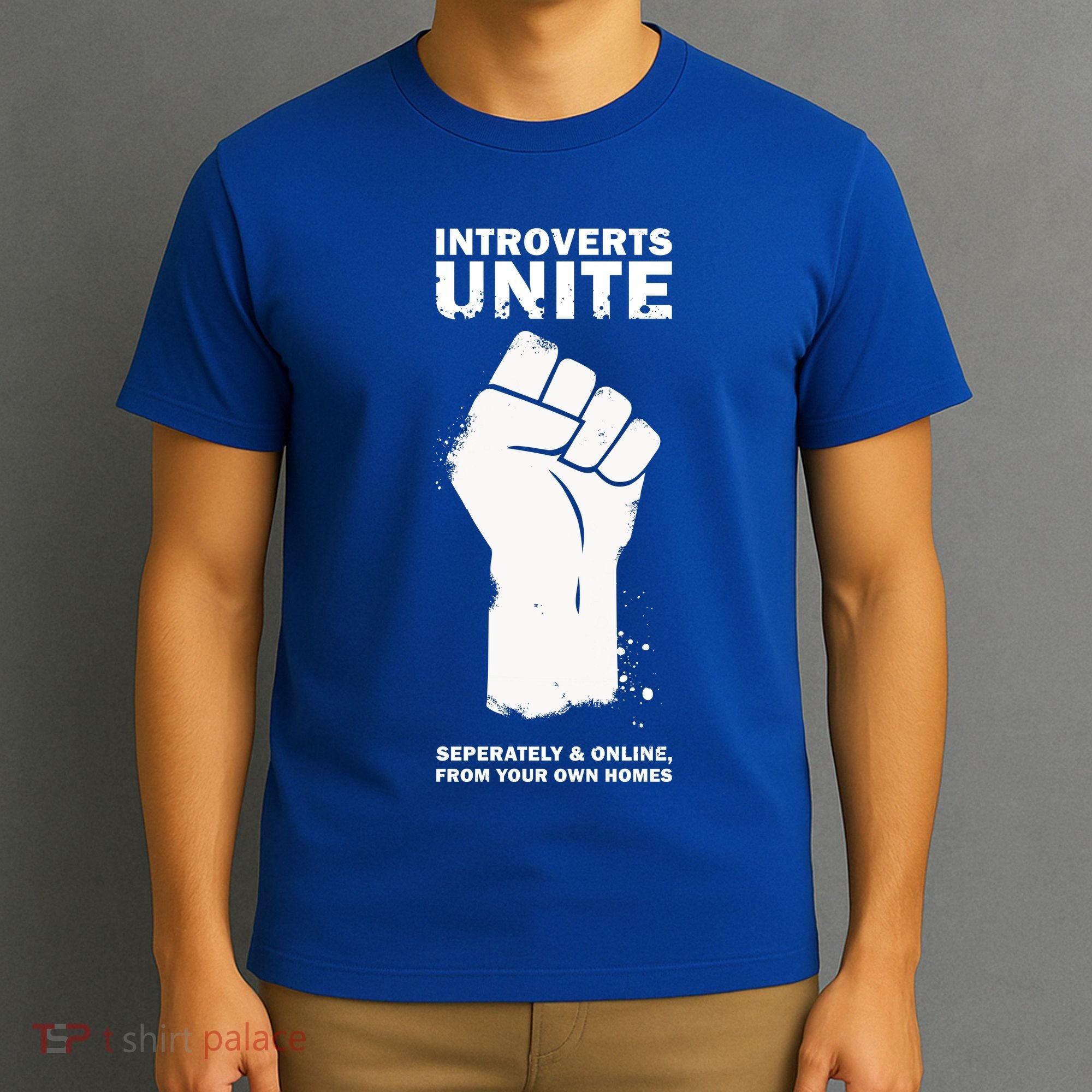 Introverts Unite Separately & Online T-Shirt