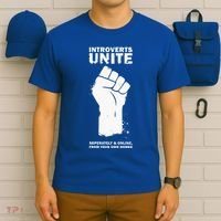 Introverts Unite Separately & Online T-Shirt thumb 6
