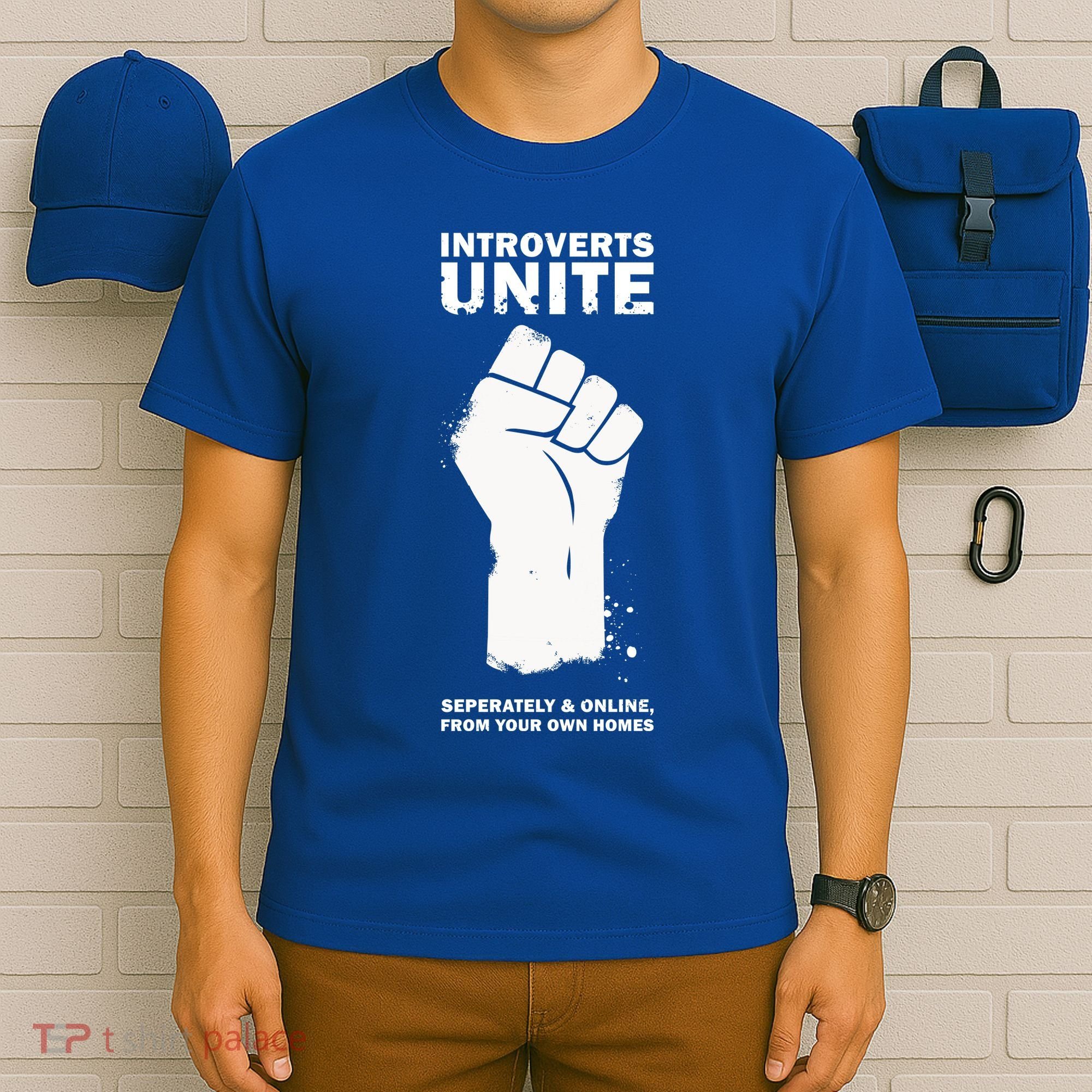 Introverts Unite Separately & Online T-Shirt