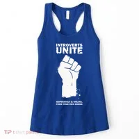 Introverts Unite Separately & Online Women's Tank Top thumb 0